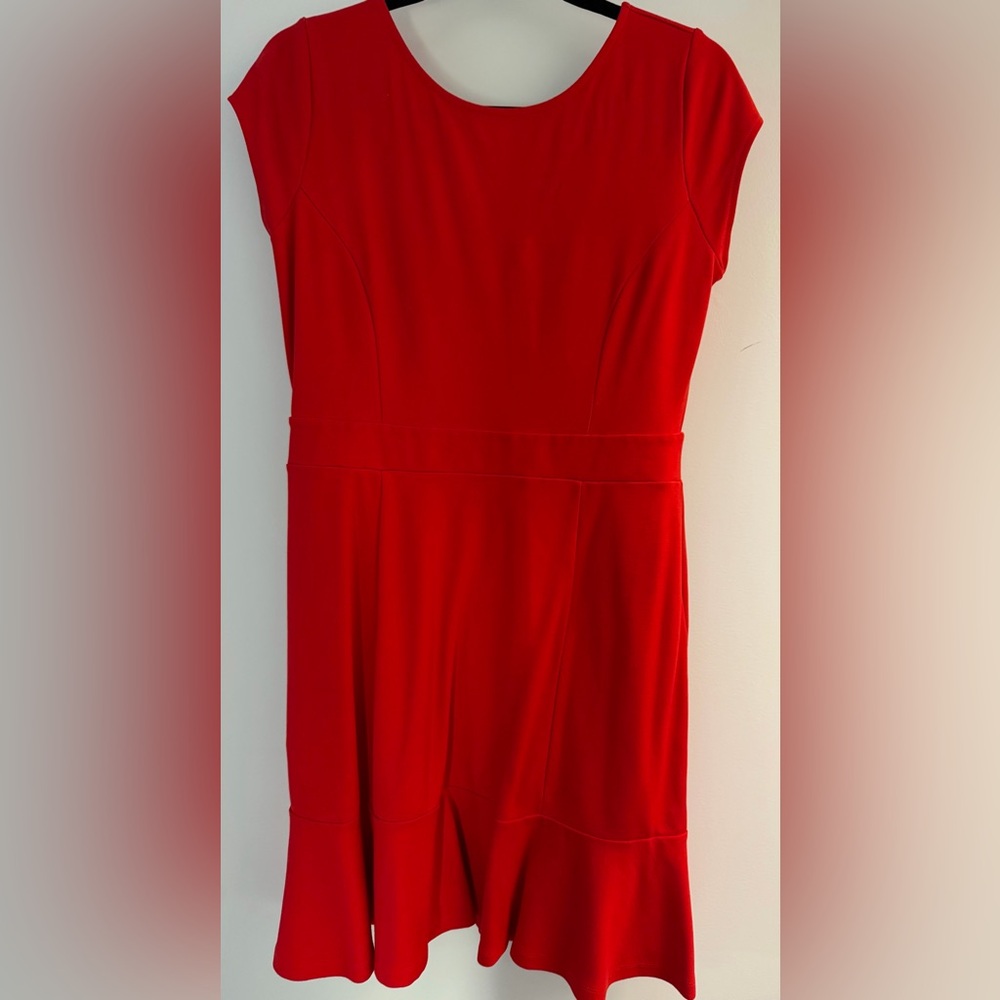 LOFT Vibrant Red Mini Dress